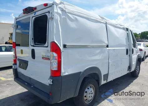 2017 Ram Promaster 1500 Low Roof 136 Wb z USA, uszkodzony, nr VIN 3C6TRVAG2HE523798